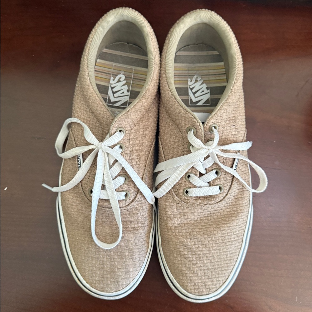 Vans Men's Beige Textured Sneakers